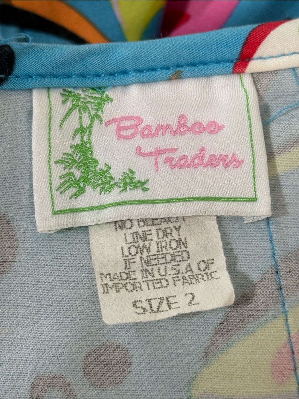 Bamboo Traders Bright Turquoise Floral Mini Skort - Picture 2 of 10